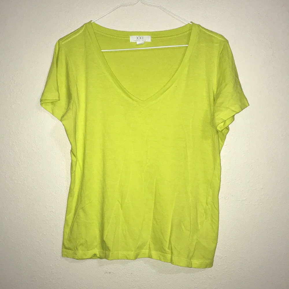 Lime-Yellow Short Sleeve Tee